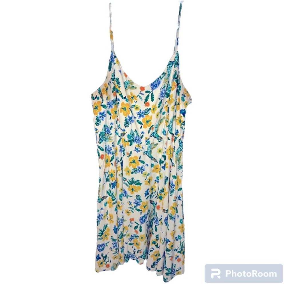 Parrot Print Sun Dress